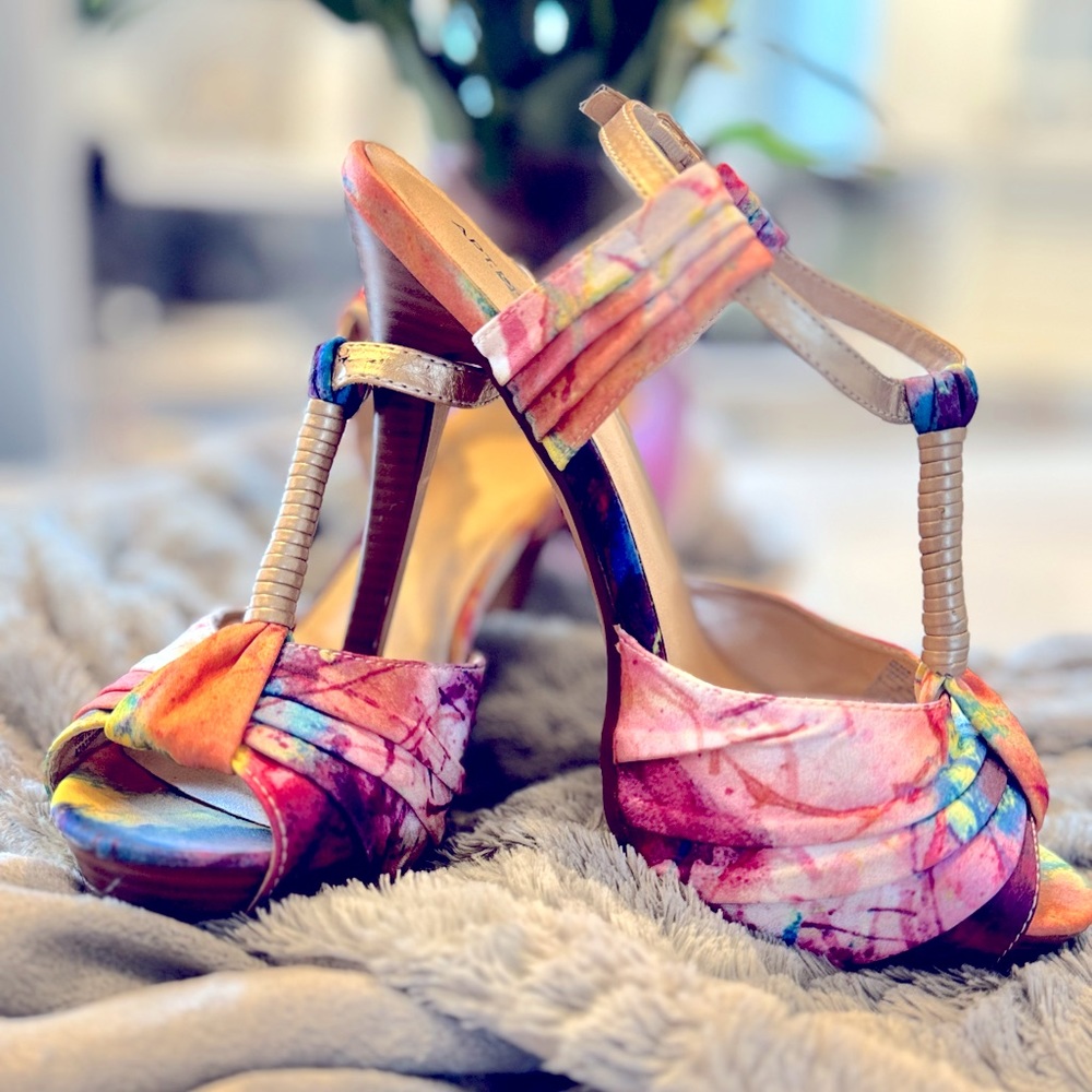 Apt. 9 Multi Colored Platform Heel